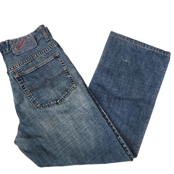 Robert Graham Vintage Y2K 5 Pocket Baggy Straight Fit Jeans 32x32 - Picture 1 of 8
